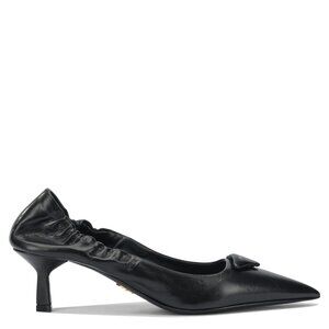 Prada Leather Pumps With Logo IT 38 Women